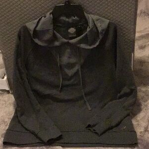 2014 Harley Davidson Women’s Dark Gray With Pink Graffiti Hoodie